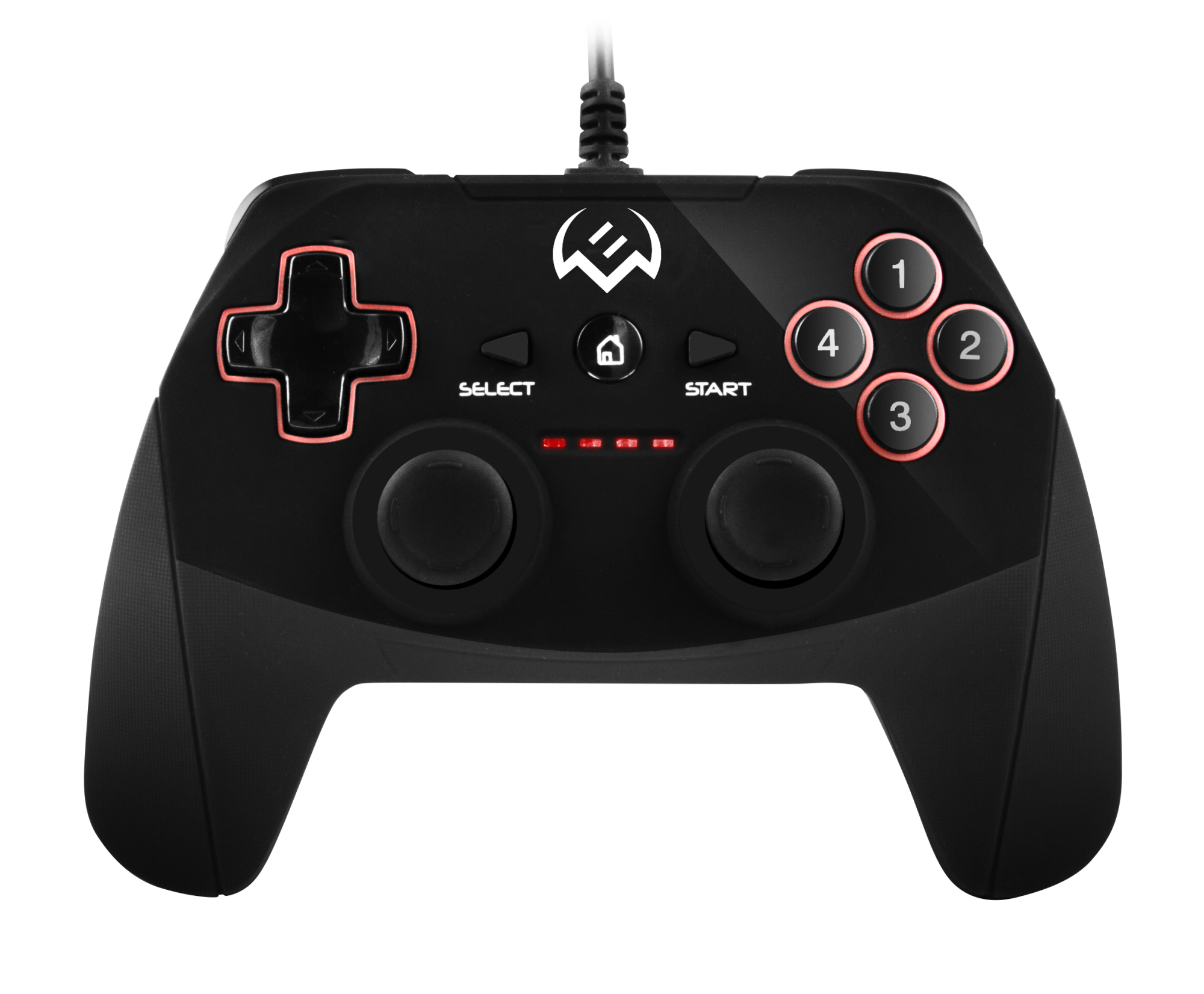 Геймпад Sven GC-250, проводной, 11 кнопок + 2 джойстика + D-Pad, PC, USB (GC-250)