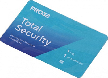 Антивирус PRO32 Total Security – лицензия на 1 год на 1 устройство (PRO32-PTS-NS(EKEY)-1-1 KZ)