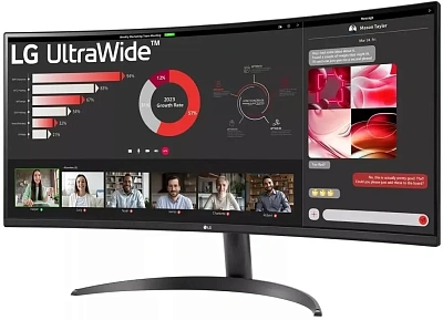 Монитор LG UltraWide QHD 34WR50QK 34"  (34WR50QK-B) (34WR50QK-B.ARUZ)