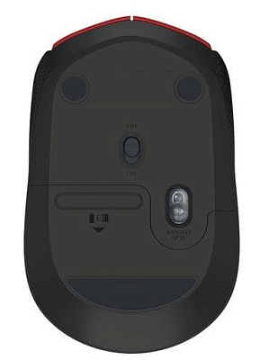 Компьютерная мышь   Logitech беспроводная M171 Red (910-004641)