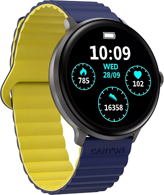 Смарт часы Canyon Jacky SW-69 Blue Yellow (CNS-SW69BL)