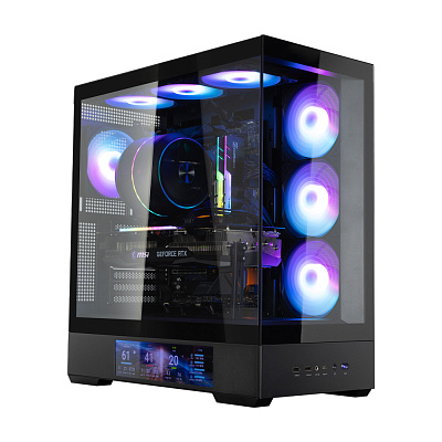 Компьютерный корпус Zalman P40 DS Black (P40 DS Black)