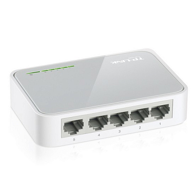 Коммутатор TP-Link TL-SF1005D 5-портовый 10/100 Мбит/с настольный коммутатор (TL-SF1005D)