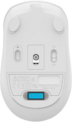 Мышь A4Tech Fstyler FG16CS Air, White, Wireless, Optical, USB  (FG16CS AIR WHITE/FG16CS AIR2 WHITE)