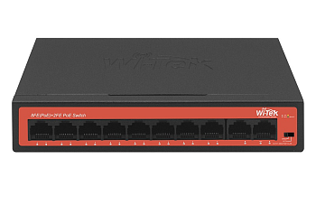 Коммутатор неуправляемый Wi-Tek PoE WI-PS210H  (WI-PS210H)