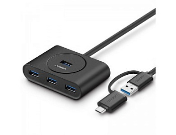 HUB CR113 USB 3.0 A With USB-C Plug 4 Ports HUB 40850 (40850)