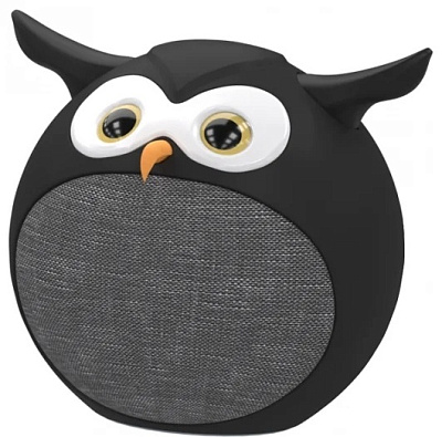 Колонки Ritmix ST-110BT Owl (1.0), Black (ST-110BT OWL BLACK)