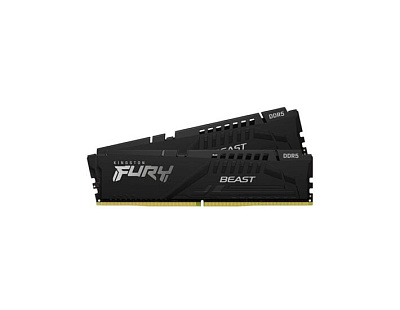 Модуль памяти Kingston Fury Beast KF552C40BBK2-16 DDR5 DIMM 16Gb Kit(2x8) 5200 MHz CL40 (KF552C40BBK2-16)