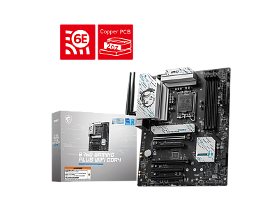 Материнская плата MSI B760 GAMING PLUS WIFI DDR4 (B760 GAMING PLUS WIFI DDR4)
