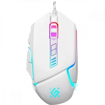 Мышь игровая Defender Furia GM-543 белый (52544)