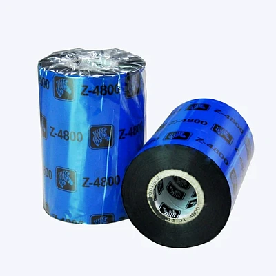 Красящая лента Смола Zebra 4800 60/450 (04800BK06045)