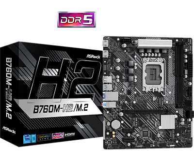 Материнская плата ASRock B760M-H2/M.2 (90-MXBN00-A0UAYZ)