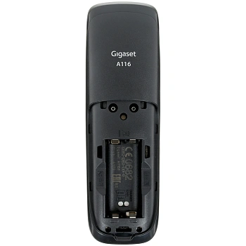 Телефон беспроводной (DECT) Gigaset A116 RUS BLACK (Gigaset A116)