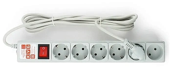 Сетевой фильтр Power Cube, 3м, 6 розеток, Серый (SPG(5+1)-B-10) Сетевой фильтр Power Cube, 3м, 6 розеток, Серый (SPG(5+1)-B-10)