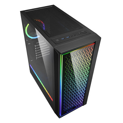 Корпус ПК без БП Sharkoon RGB LIT200 
