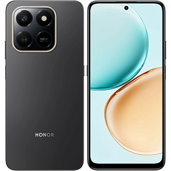 Смартфон Honor X7d 6/128GB, Velvet Black (X7d/6/128GB/Velvet Black)