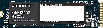 Твердотельный накопитель SSD GIGABYTE NVMe SSD, 256 Gb PCI-E 3.0 M.2(G3NVMEV2256G)