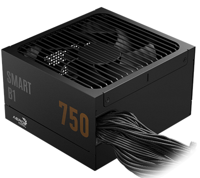 Блок питания ATX 750W AeroCool Smart B1 750, Bronze (SMART B1 750W)