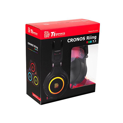 Наушники Thermaltake CRONOS Riing RGB 7.1 (HT-CRA-DIECBK-20)