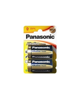 Батарейка щелочная PANASONIC Alkaline Power D/2B (LR20REB/2BP)