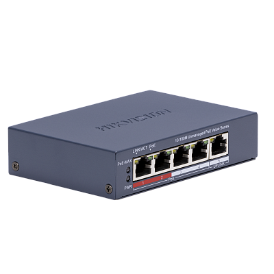 Коммутатор Hikvision DS-3E0105P-E/M(C) PoE  (DS-3E0105P-E/M(C))