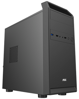 Корпус AOC CB104B, Черный (AOC-CB104-BEV1B-G)