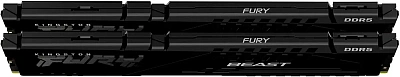 Оперативная память Kingston Fury Beast (AMD+Intel), DIMM DDR5 64 GB kit (2x32GB)  (KF564C32BBEK2-64)