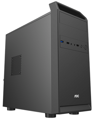 Корпус AOC CB104B, Черный (AOC-CB104-BEV1B-G)