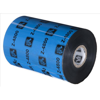 Красящая лента Смола Zebra 4800 60/450 (04800BK06045)