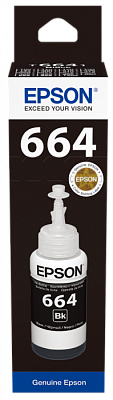 Контейнер с чернилами Epson C13T66414A L100/L200 Black ink bottle 70ml (C13T66414A_N)