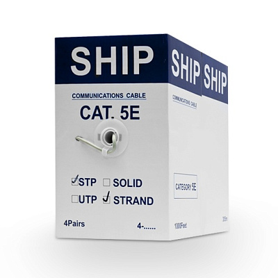 Кабель сетевой SHIP D145S-P Cat.5e FTP 30В PVC (D145S-P)
