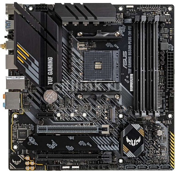 Материнская плата ASUS TUF GAMING B550M-PLUS WIFI II AM4 4xDDR4 4xSATA3 RAID 2xM.2 HDMI DP mATX (TUF GAMING B550M-PLUS WIFI II) Материнская плата ASUS TUF GAMING B550M-PLUS WIFI II AM4 4xDDR4 4xSATA3 RAID 2xM.2 HDMI DP mATX (TUF GAMING B550M-PLUS WIFI II)