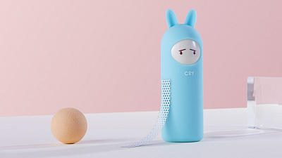 Пауэрбанк Rombica NEO Rabbit Cry, 5000mAh - Blue (NR-002C)