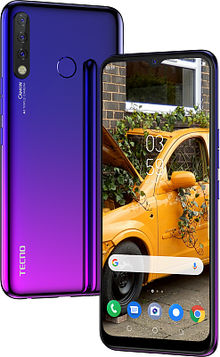 Смартфон Tecno Camon 12, 4/64GB, Dawn Blue (CC7 DAWN BLUE 4/64GB)