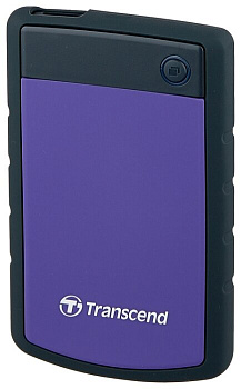 HDD 2TB USB3.0, Transcend  StoreJet 2.5" TS2TSJ25H3P (Rubber Case,Anti-Shock)(827009) (TS2TSJ25H3P)
