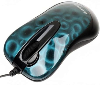 Мышь A4tech D-60F-3 Green Dot USB Wired DustFree HD Optical Mouse (D-60F-3)
