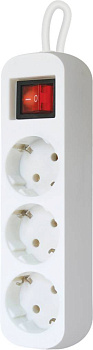 Удлинитель DEFENDER с заземлением и выключателем S350, 5.0 м, 3 розетки (99235) Удлинитель DEFENDER с заземлением и выключателем S350, 5.0 м, 3 розетки (99235)