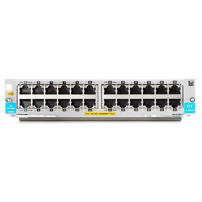 Модуль HP Enterprise Aruba v3 zl2, 24 порта 10/100/1000BASE-T PoE+ (J9986A)