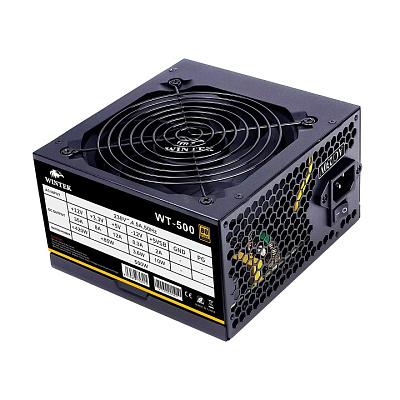 Блок питания Wintek WT-600, 600W, APFC, 80+ Bronze, black (WT-600)