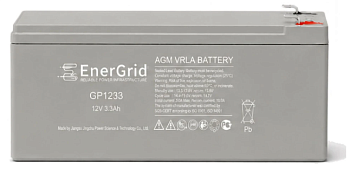 Аккумулятор EnerGrid GP1233, 12В 3,3Ач (EnerGrid GP1233)