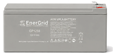 Аккумулятор EnerGrid GP1233, 12В 3,3Ач (EnerGrid GP1233)