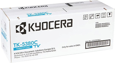 Тонер-картридж TK-5380C 10 000 стр. Cyan (1T02Z0CNL0)