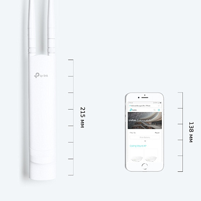 Точка доступа TP-Link EAP110-Outdoor (EAP110-OUTDOOR(EU) V3.0/EAP110-OUTDOOR(EU) V4.0)