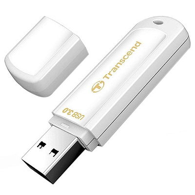 USB Флеш 64GB 3.0 Transcend TS64GJF730 белый (TS64GJF730)