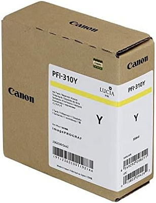 Чернила пигментные Canon Pigment Ink Tank PFI-310 Y  (2362C001AA)