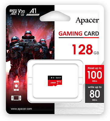 Карта памяти Apacer AP128GMCSX10U7-RAGC 128GB (AP128GMCSX10U7-RAGC)
