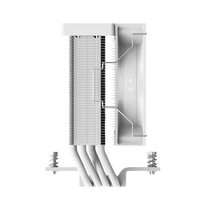 Вентилятор для процессора Ocypus Gamma A40 WH ARGB; Белый (Gamma-A40-WH1AAWN00X-GL)