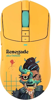 Мышь игровая беспроводная Bloody R72 Ultra Duo Renegade Yellow (R72 Ultra Duo Renegade Yellow)