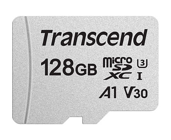 Карта памяти Transcend MicroSD 128GB Class 10 U3 TS128GUSD300S (TS128GUSD300S)