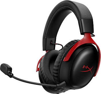 Гарнитура HyperX Cloud III S Wireless - Gaming Headset Red (A59Z0AA)